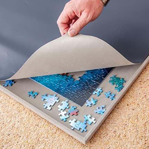 Jigthings – Jigboard 2000 – Jigsaw Puzzle Board for Puzzles up to 40” x 28”. Solid Board with Raised Edge for Most 2000 Piece Puzzles