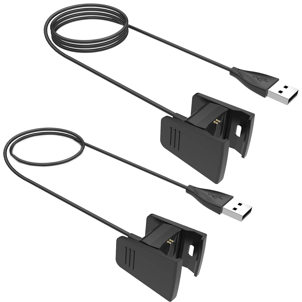 Kissmart Charger for Fitbit Charge 2 Fitness Activity Tracker (3.3ft/1m) | Replacement Charging Cable Cord for Fitbit Charge 2 Smart Wristband