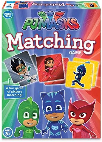 Wonder Forge PJ Masks Matching Game by Wonder Forge | For Boys & Girls Age 3 to 5 | A Fun & Fast Memory Game for Kids | Connor, Greg, Amaya