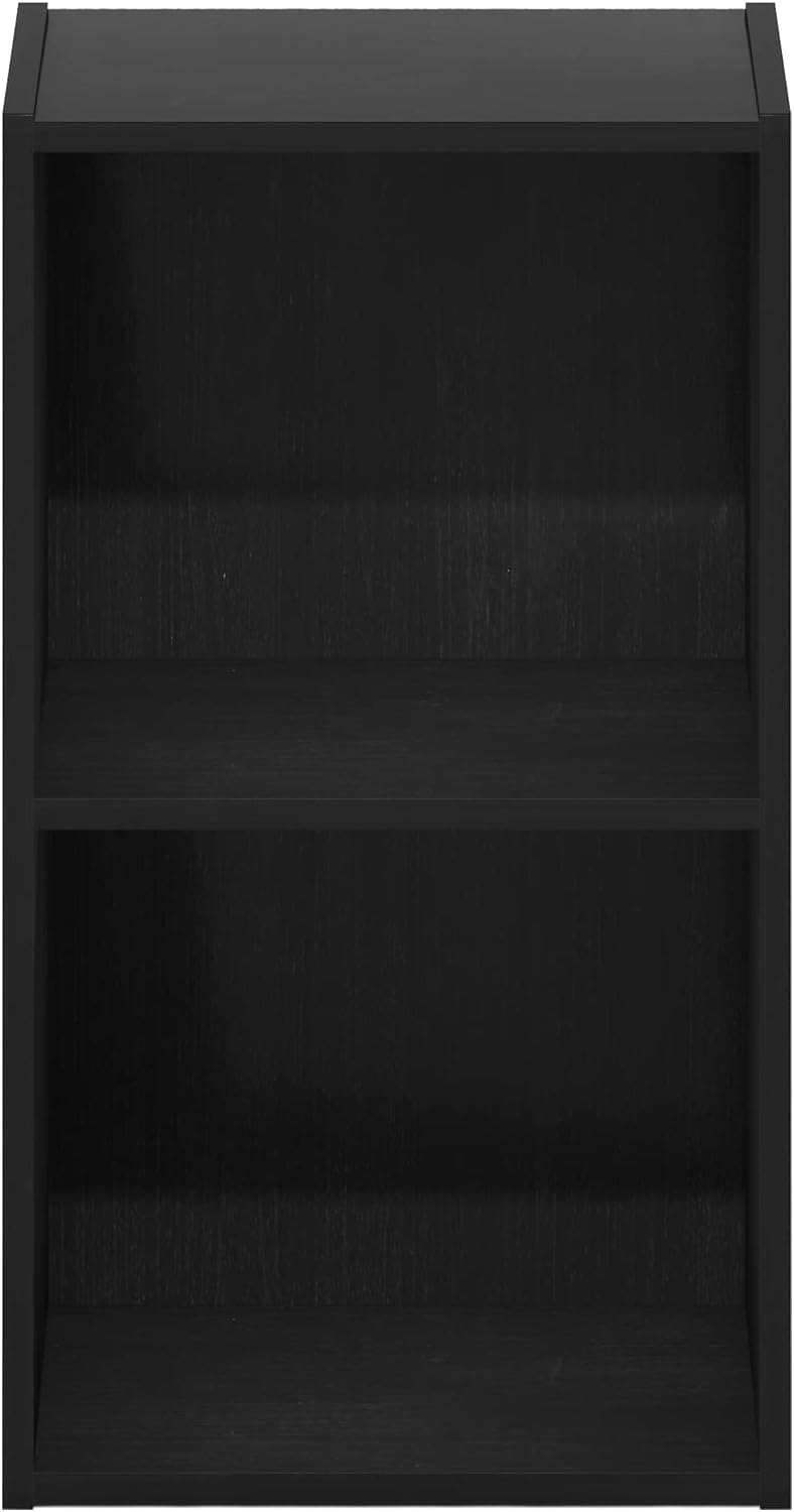 Furinno PASIR Book Shelf, 5-Tier Modern Bookshelf, Open Shelves Bookcase, 9 x 12 x 52, for Living Room, Bedroom, Home Office, Plain White