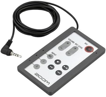 Zoom RC4 Remote Control with Extension Cable, Designed for Use With H4n, H4n Pro, H4n Pro All Black to Control Volume, Record Level, Input Source