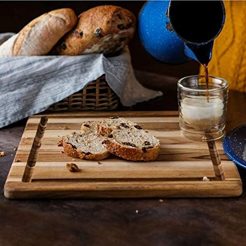 Teakhaus Cutting Board, Wood, Brown, 40 x 28 x 1.4 cm