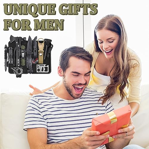 Gifts for Men Fathers Day Dad Husband Boyfriend Him, Survival Kits