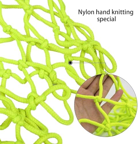 LAO XUE Nightlight Basketball Net Replacement,Luminous Outdoor Nylon Net
