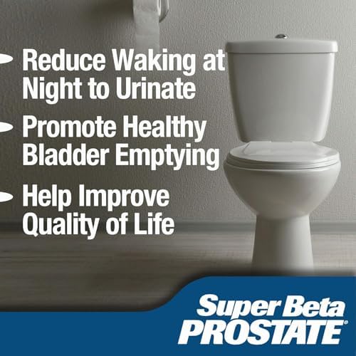 SUPER BETA PROSTATE - Prostate Health Supplements for Men, 60ct (Pack of 2) | Reduce Bathroom Trips, Promote Sleep, Better Bladder Emptying & Healthy Prostate