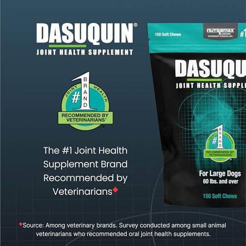 Nutramax Dasuquin Joint Supplement, Small/Med Dogs, Soft Chews, 84ct | Glucosamine and Chondroitin Joint Health Supplement for Dogs under 60 lbs, Soft Chews, With ASU, All Ages