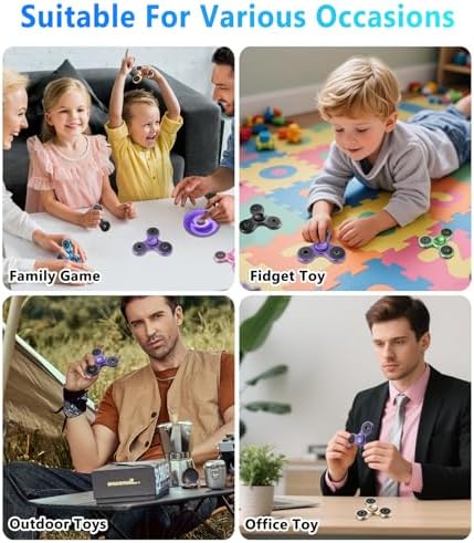 ATESSON Fidget Spinner Metal Fidget Spinners Toy Adults Kids
