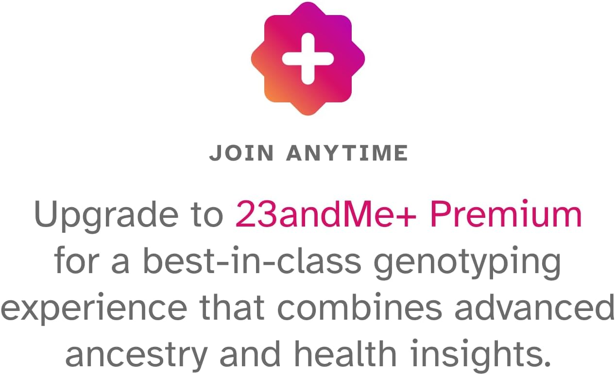 23andMe Health + Ancestry Service: DNA Test Kit, FDA-Authorized Reports, Genetic Test, Health Predispositions, Carrier Status