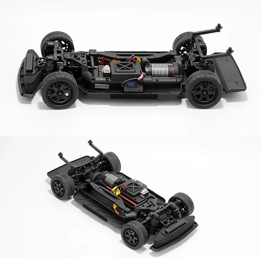HNR Werewolf 1/10 Scale 4WD Brushless RC Race and Drift Car, 60A ESC, 3300KV Motor, 2.4G Remote, LED Lights, Racing and Drift Tires (Black)