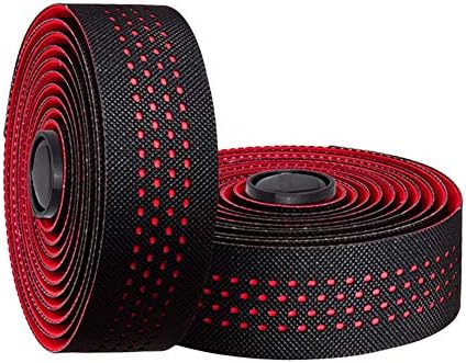Tvoip 2 Rolls Soft Road Bike Bicycle Handlebar Cork EVA PU Bar Tape Professional Cycling Damping Anti-Vibration Wrap