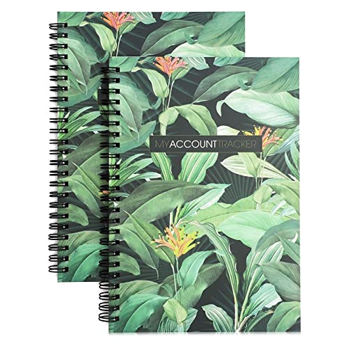 Paper Junkie Ledger Book - 8.5 x 6.25 In, Multicolor, Pack of 2