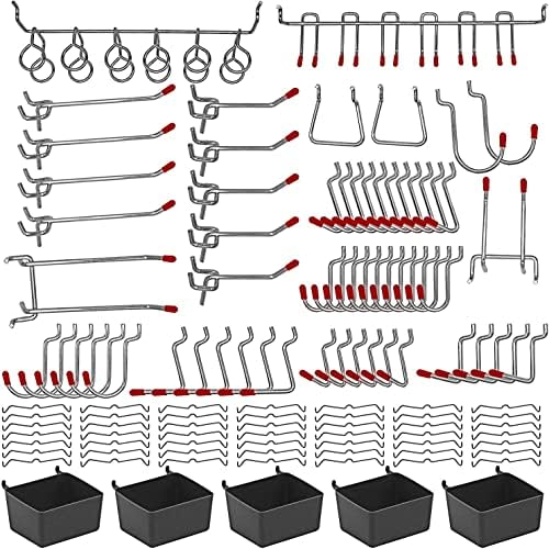 WEN 48-Inch Workbench with Power Outlets, Light and 114-Piece Pegboard Accessory Kit