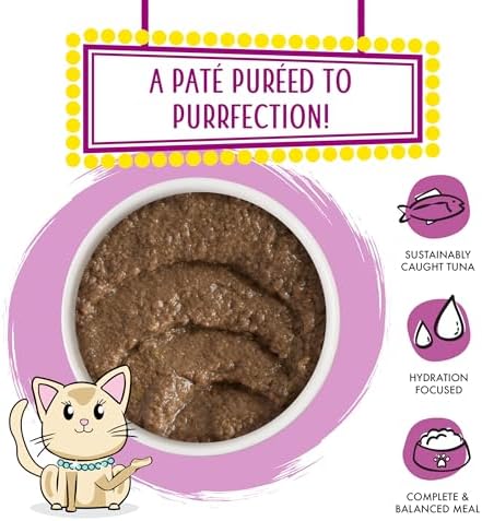 Weruva Wet Cat Food, Tic Tac Whoa with Tuna and Salmon Pate, 3oz Can, Pack of 12