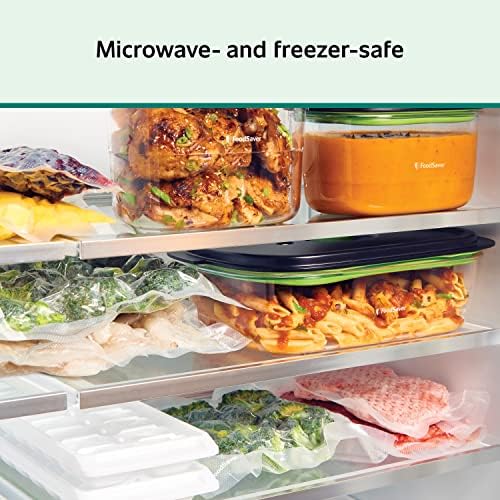 FoodSaver Vacuum Sealer Machine, Automatic Bag Detection, Sous Vide Friendly, with sealer bags, roll, handheld vacuum sealer, black