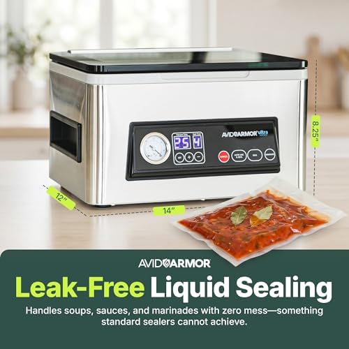 Avid Armor USV20 Chamber Vacuum Sealer Machine – High-Volume 11.5” Sealer