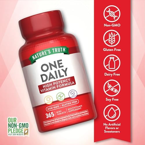 Nature's Truth One Daily Multivitamin for Men and Women | 365 Mini Tablets