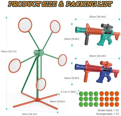 Marlrin Shooting Games Toys for Age 5 6 7 8 9 10+ Year Old Boys
