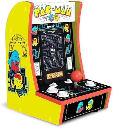 Arcade1Up Ms. Pac-Man Class of '81 Countercade, 3 Retro Games | Countertop Arcade Machine with 7-Inch LCD Screen and Real Feel Joysticks and Buttons