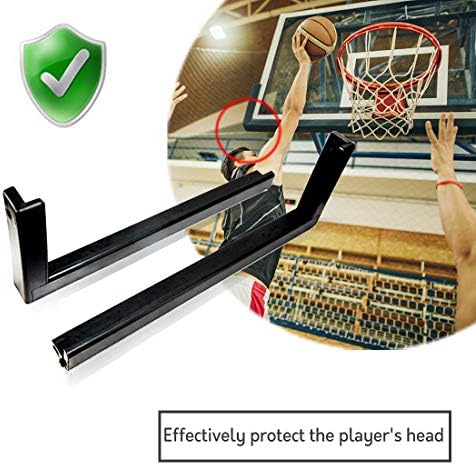 Katop Universal Pro-Style Basketball Backboard Padding Fits 48", 54", 60", 72" Basketball Systems Outdoor and Indoor
