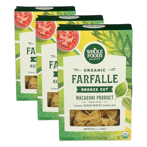 Whole Foods Market, Organic Farfalle, 16 Ounce
