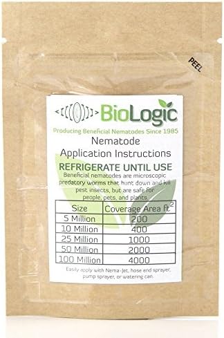 BioLogic's Scanmask Steinernema Feltiae (Sf) Beneficial Nematodes for Natural Insect Pest Control, 5 Million Size