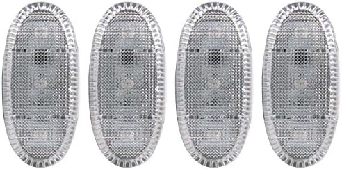 AnzoUSA 861108 Red/Clear/Amber LED Fender Light for Ford Super Duty Truck