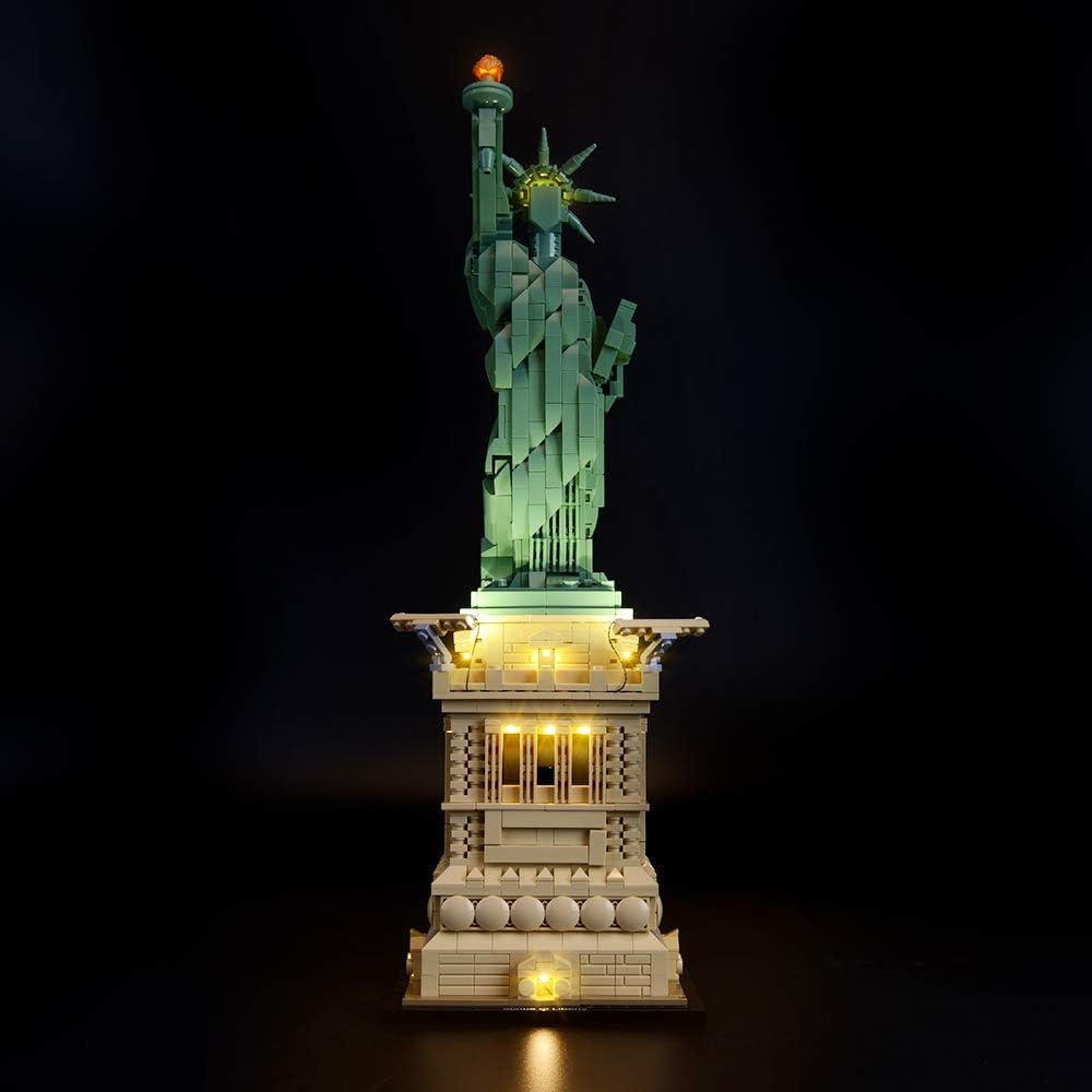 BRIKSMAX Led Lighting Kit for Architecture New York City - Compatible with Lego 21028 Building Blocks Model- Not Include The Lego Set