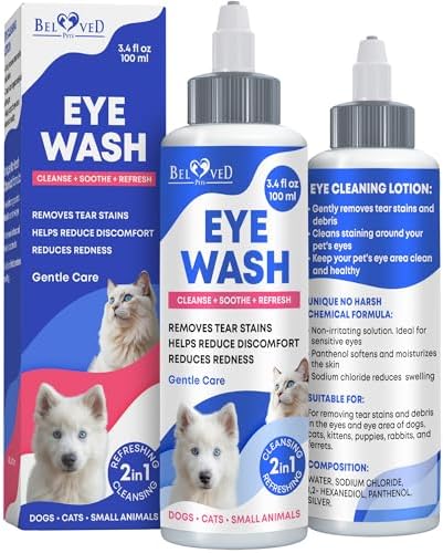 Dog Eye Drops & Eye Infection Treatment for Dogs and Cats – Soothe Infection & Allergy, Relieve Dry Eyes & Pink Eye