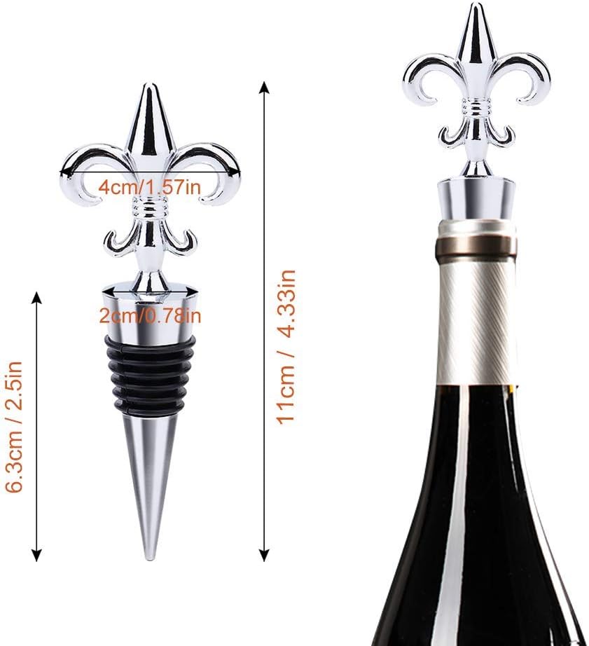 3 Pcs Wine Stopper Vacuum Pump Kits Silicone Wine Bottle Stopper With Built-in Vacuum Wine Saver Pump Keep Wine Fresh Sealing