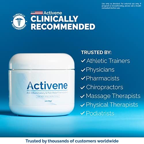 Activene Pain Relief Cream - Anti-Inflammatory Formulation | Made in USA, Non-Greasy, Fast-Absorbing, Chosen for Muscle, Arthritis and Joint Pain