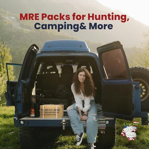 U.S. Military MRE 12-Pack, Flameless Heaters, Freeze Dried, 2023 Inspection | Genuine Military MRE with Flameless Heaters, Entree & Side Dishes