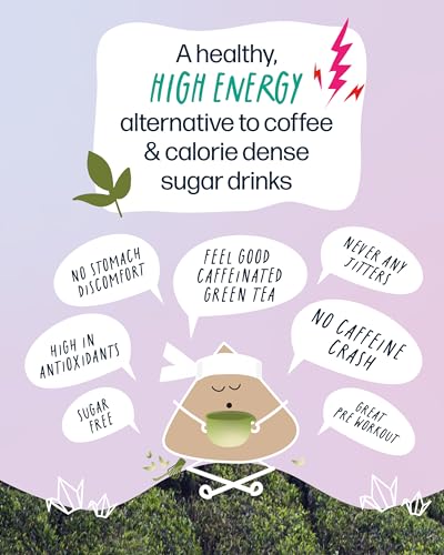 Kubo Energize Yerba Mate Tea, Organic High Caffeine Energy Tea Bags - 20 Ct