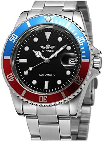 MASTOP Men Automatic Mechanical Watches Full Steel Waterproof Mens Watches | Calendar,Fashion Wristwatch for Men