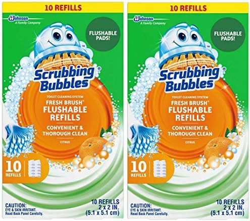 Scrubbing Bubbles Fresh Brush Refill 10-Count,2 Pack