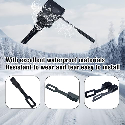 Plug Covers for Western Fisher Snow Plow Wire Harness | Compatible with 61548 8291K,2 Pcs
