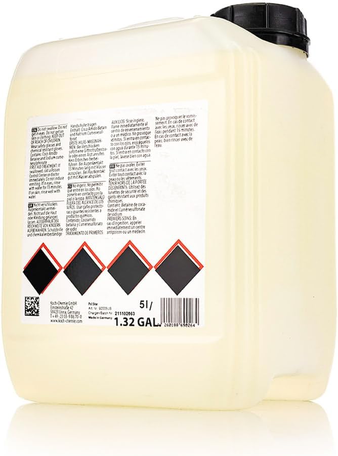 KOCHCHEMIE Pol Star - Vehicle Leather & Suede Cleaner, Effective Natural Vehicle Cleaner with Protection Formula