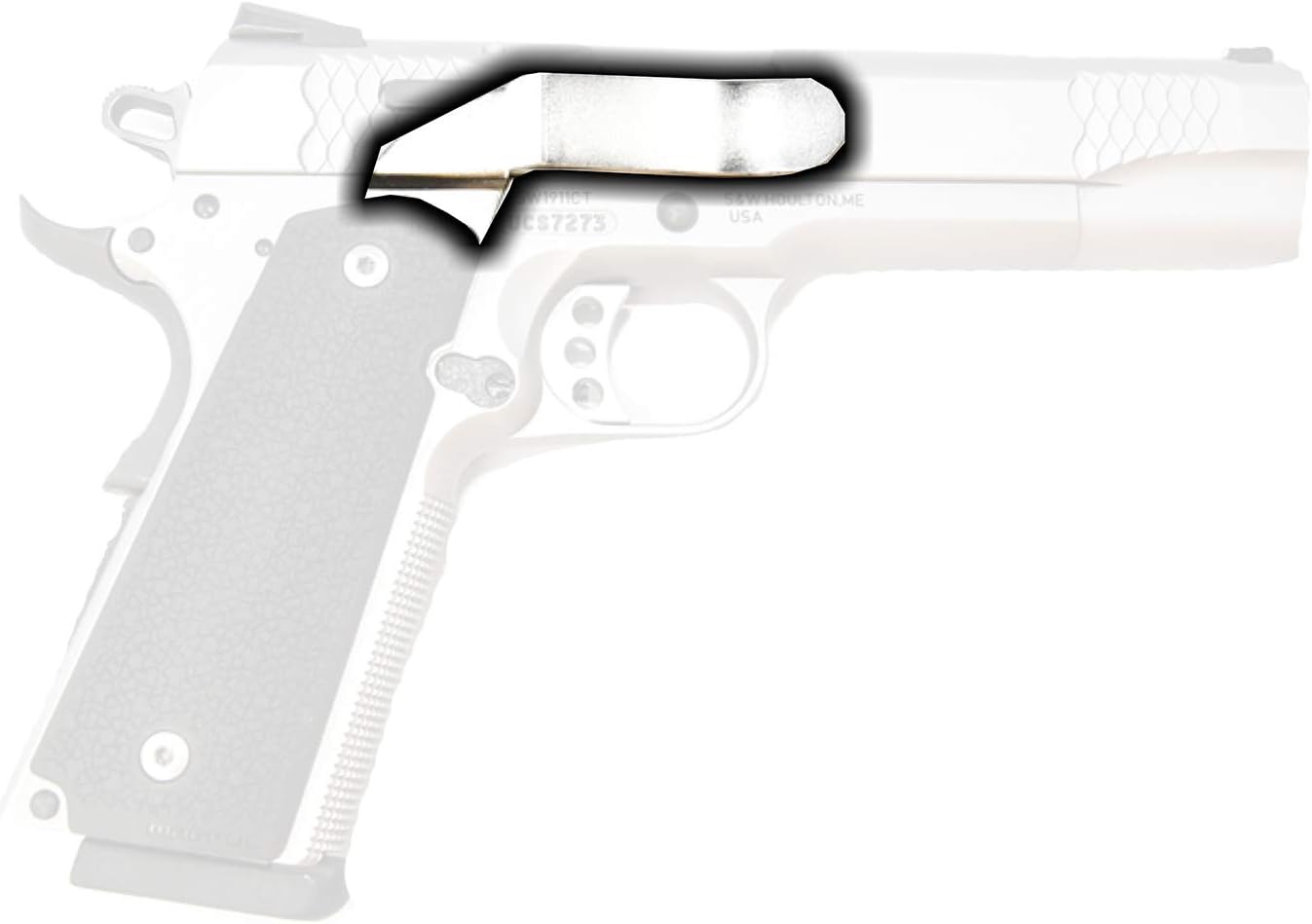 ClipDraw Gun Clip, Low Profile Slim Concealed Carry Easy Install American Made