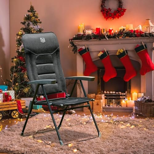 TIMBER RIDGE Zero Gravity Chairs, Folding Recliner Chair Padded with Cup Holder and Headrest