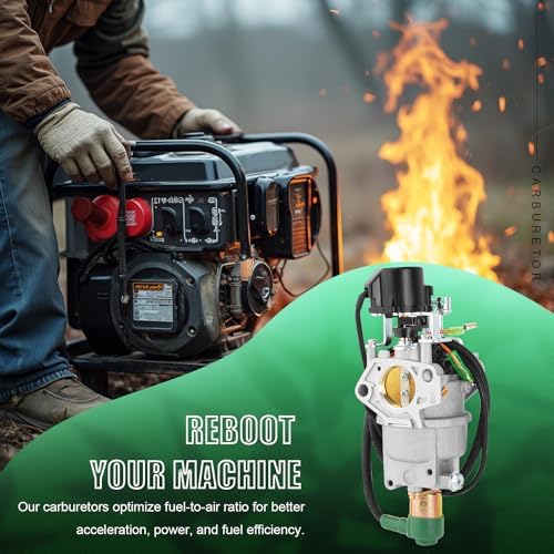 Carburetor Compatible with Harbor Freight Predator 9500 watt 459cc Quiet Inverter Generator 57080 59188