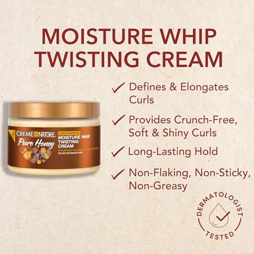 Creme of Nature® Pure Honey Moisture Whip Twisting Cream, 11.5oz