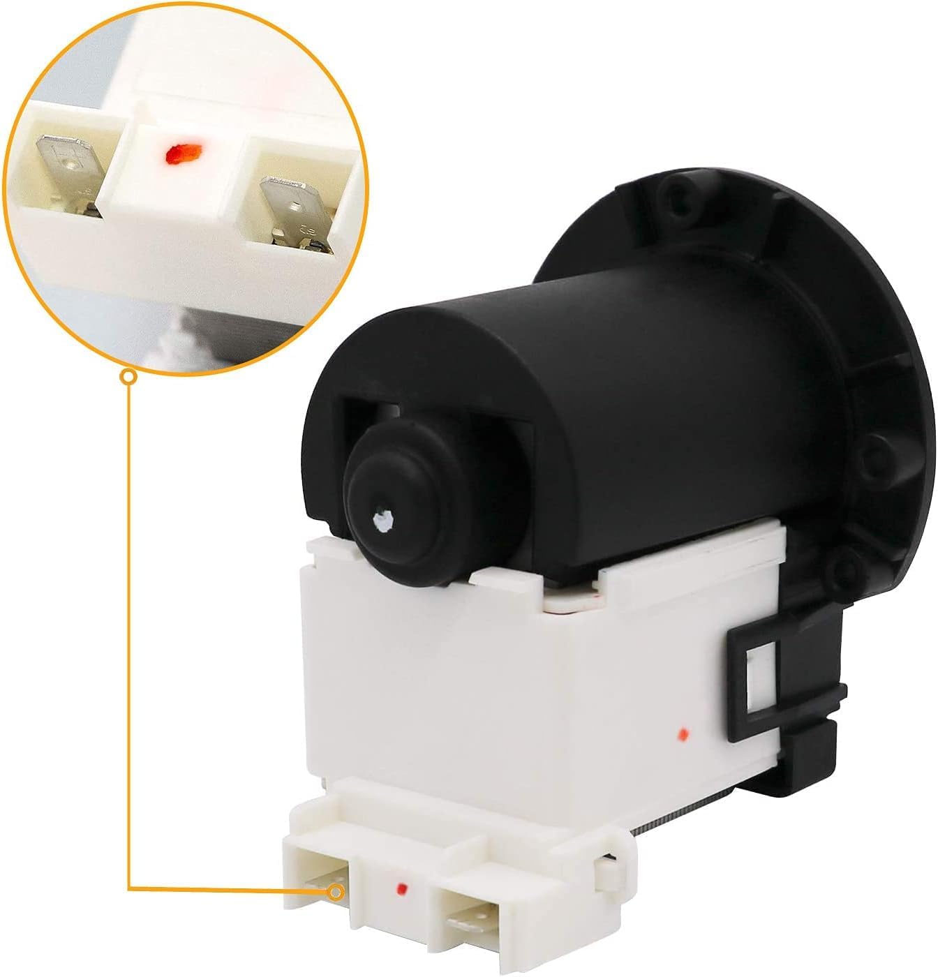 4681EA2001T Washer Drain Pump Assembly Fit for Kenmore/LG Washing Machine wm3670hwa wm3270cw wm2101hw wm3770hva wm3431hs - Replace AP5328388