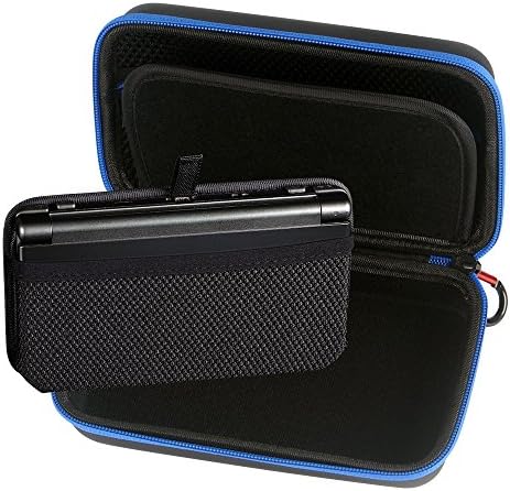 Smatree Carrying Case for Nintendo 3DS XL/2DS XL | Hard Protective Shell Travel Case for Nintendo New 3DS - Super NES Edition-Black/Red