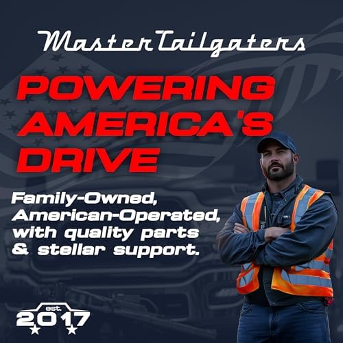 Master Tailgaters Wireless Trailer Tow Lights | Multi Functional Signal Lights | Sturdy Magnetic Mount | 65 Feet Range | 4 Pin Flat Connection