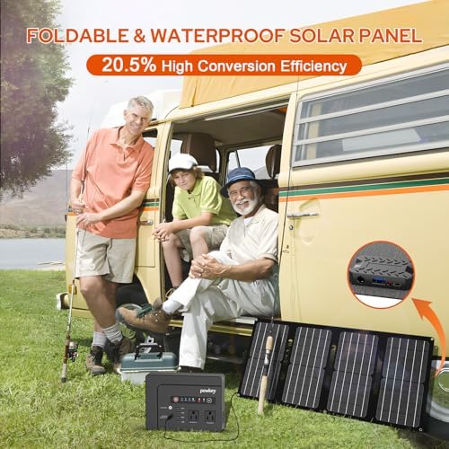 powkey 200W Portable Power Bank with AC Outlet 120V, 146Wh Power Station | Rechargeable Backup Lithium Battery Powered, Pure Sine Wave AC Outlet for Outdoor RV Trip Travel Home Office Emergency