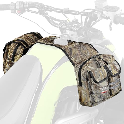 KEMIMOTO ATV Tank Bag, Water-resistant Warm Cooler Motorcycle Saddle Bag
