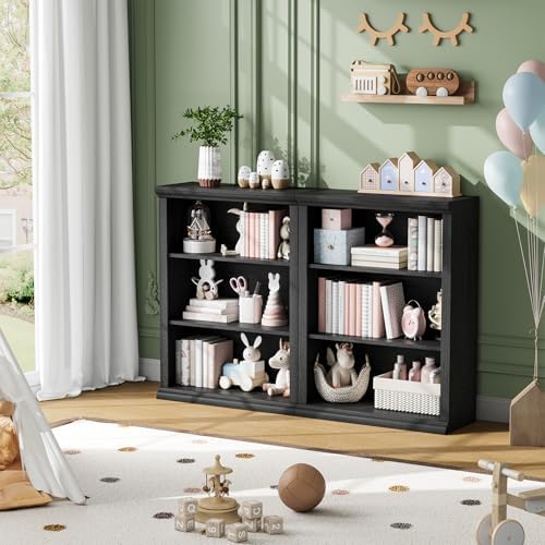 Rresyet 3 Tier Bookcase 27.6" W Bookshelf, White | Ample Vertical Storage Space, Modern Minimalist Home Design, For Home Office, Living Room, Bedroom