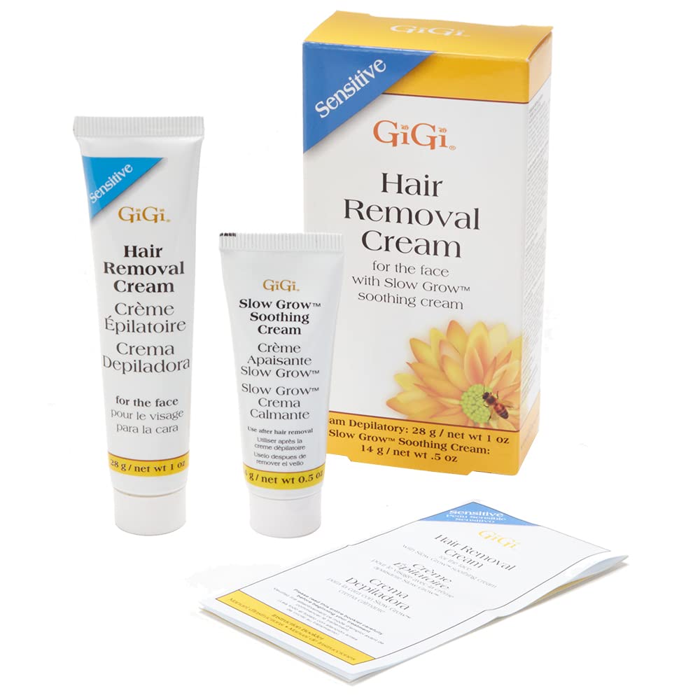 Gigi Hair Removal Cream, for the Face, and Calming Balm Set