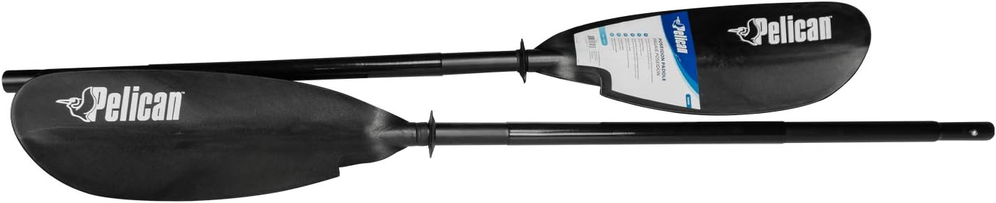 Pelican - Poseidon Paddle - Aluminum Shaft with Reinforced Fiberglass Blades - Lightweight, Adjustable Kayaks Paddles - Perfect for Kayaking Boating