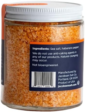 Jacobsen Salt Co. Black Garlic Salt, Kosher, Non-GMO, Umami - 2.5 Oz | Steak Seasoning, Non-Iodized, Made in USA, Sweet Umami Flavored, Kosher Sea Salt, Infused with Garlic