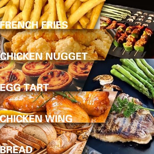 120PCS Air Fryer Liners Disposable for Emeril Lagasse 26QT Air Fryer | Unbleached Non-Stick Parchment Paper Sheets Accessories for Emeril Lagasse French Door 360 Air Fryer 26QT Toaster Oven